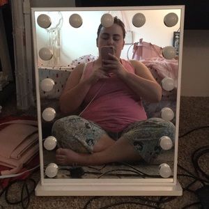 Beauty blogger makeup vanity mirror great condition